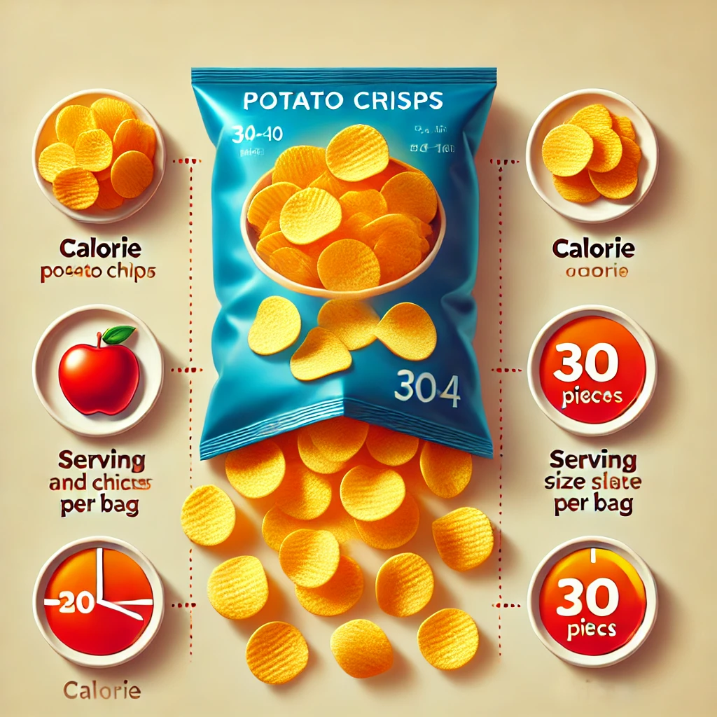Potato Crisp 개수