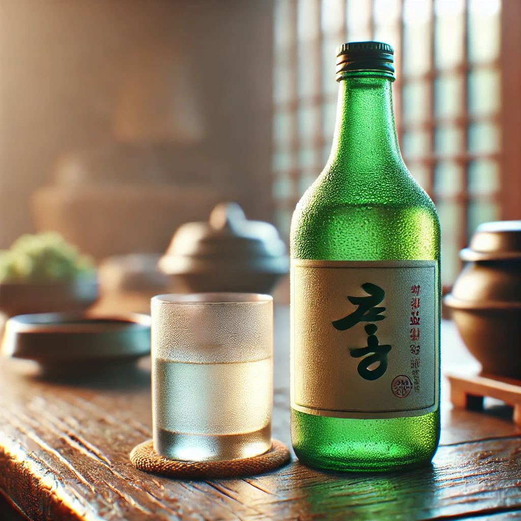 오래된 소주 쓴맛