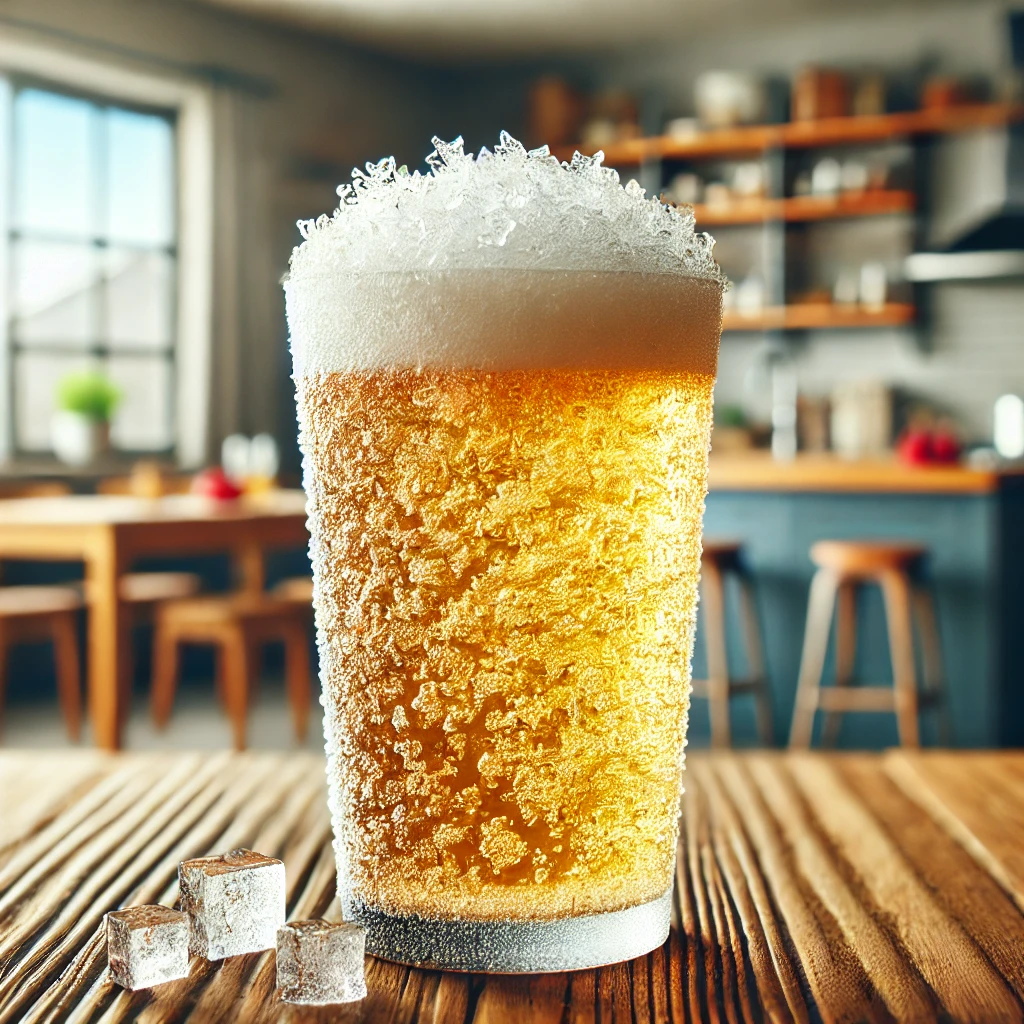 집에서 살얼음 맥주