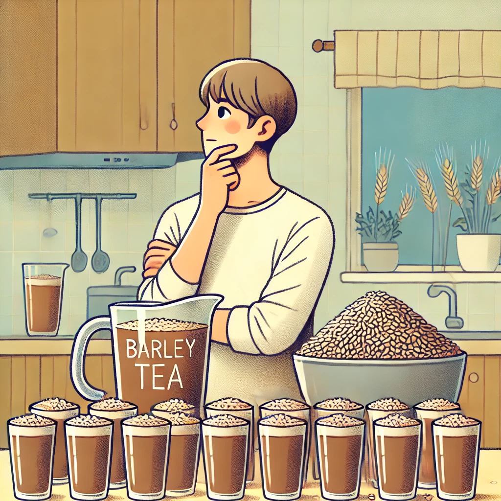 보리차 많이 마시면